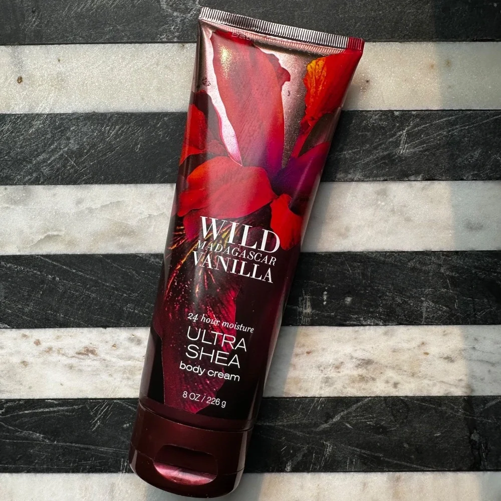 Bath & Body Works WILD MADAGASCAR VANILLA Body Cream Lotion Moisturizing 8oz NEW